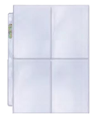 Ultra Pro 81418 Platinum 4-Pocket Page (single sheet)